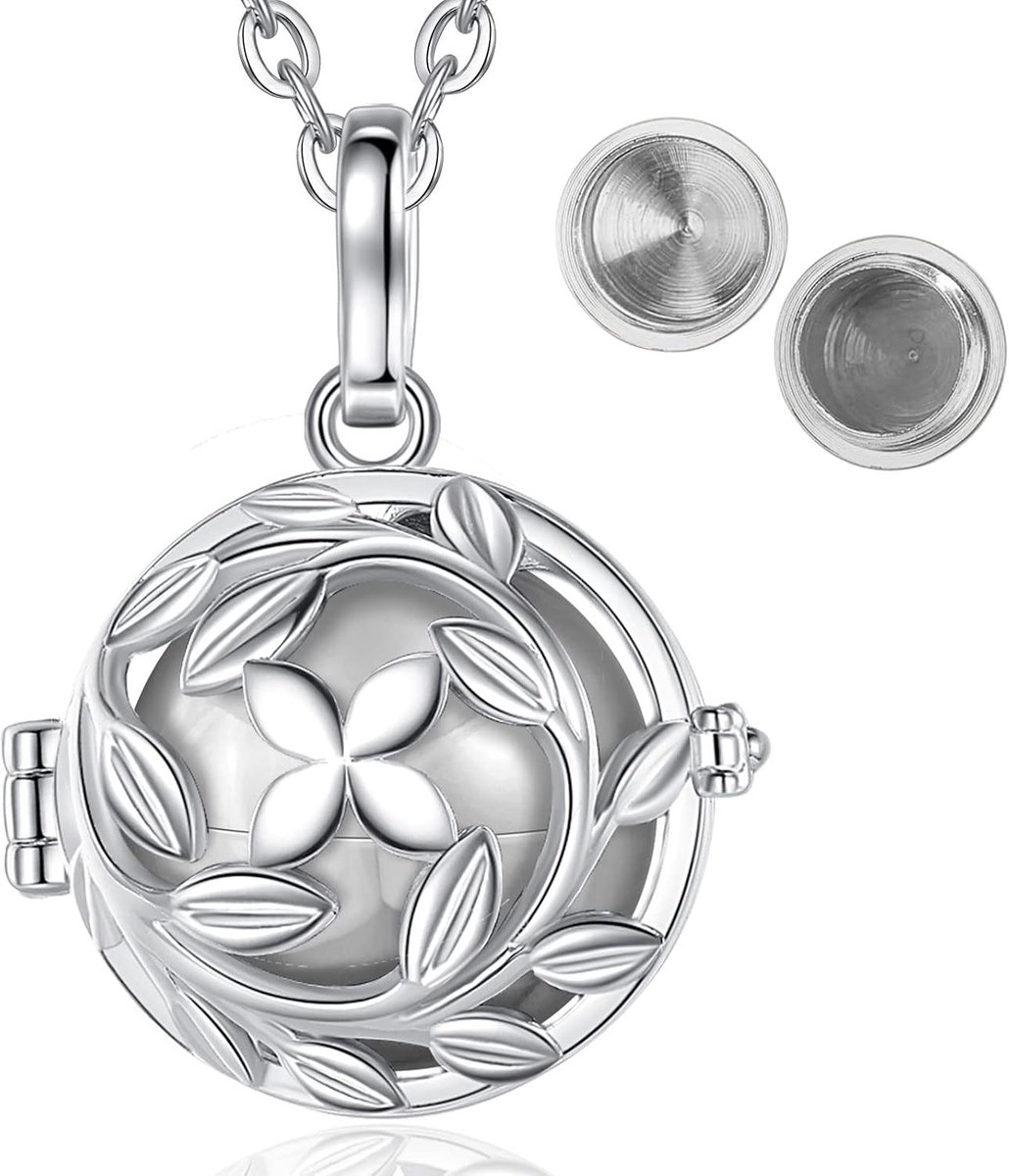 AEONSLOVE Urn halsketting as hanger urn inrichting sieraden begrafenis herdenking sieraden, 61 cm ketting - ShopVlot