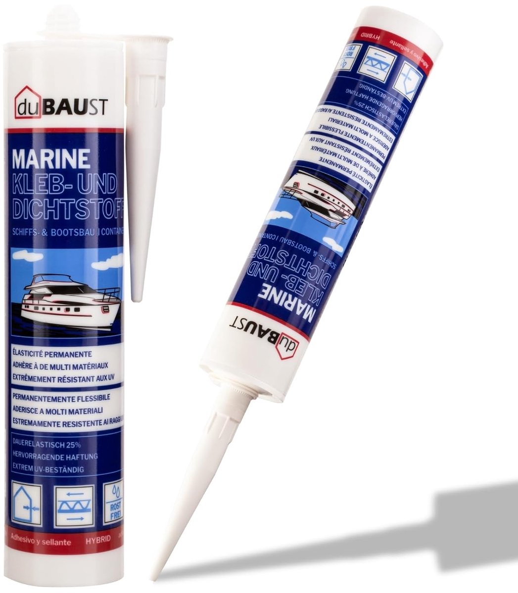 BOT24 Marine Adhesive Kit for Boat, Ship, Yacht, Indoor & Outdoor, UV-Resistant, Adhesion to All Surfaces, Boat Glue - ShopVlot