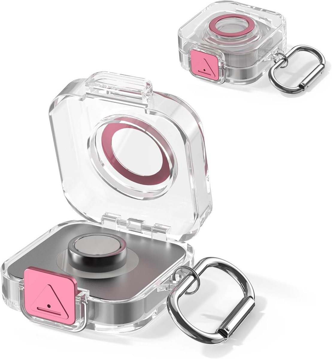 Compatible with Oura Ring Gen4 Charger Protective Case, High Quality TPU Case with Keychain, Shockproof - ShopVlot