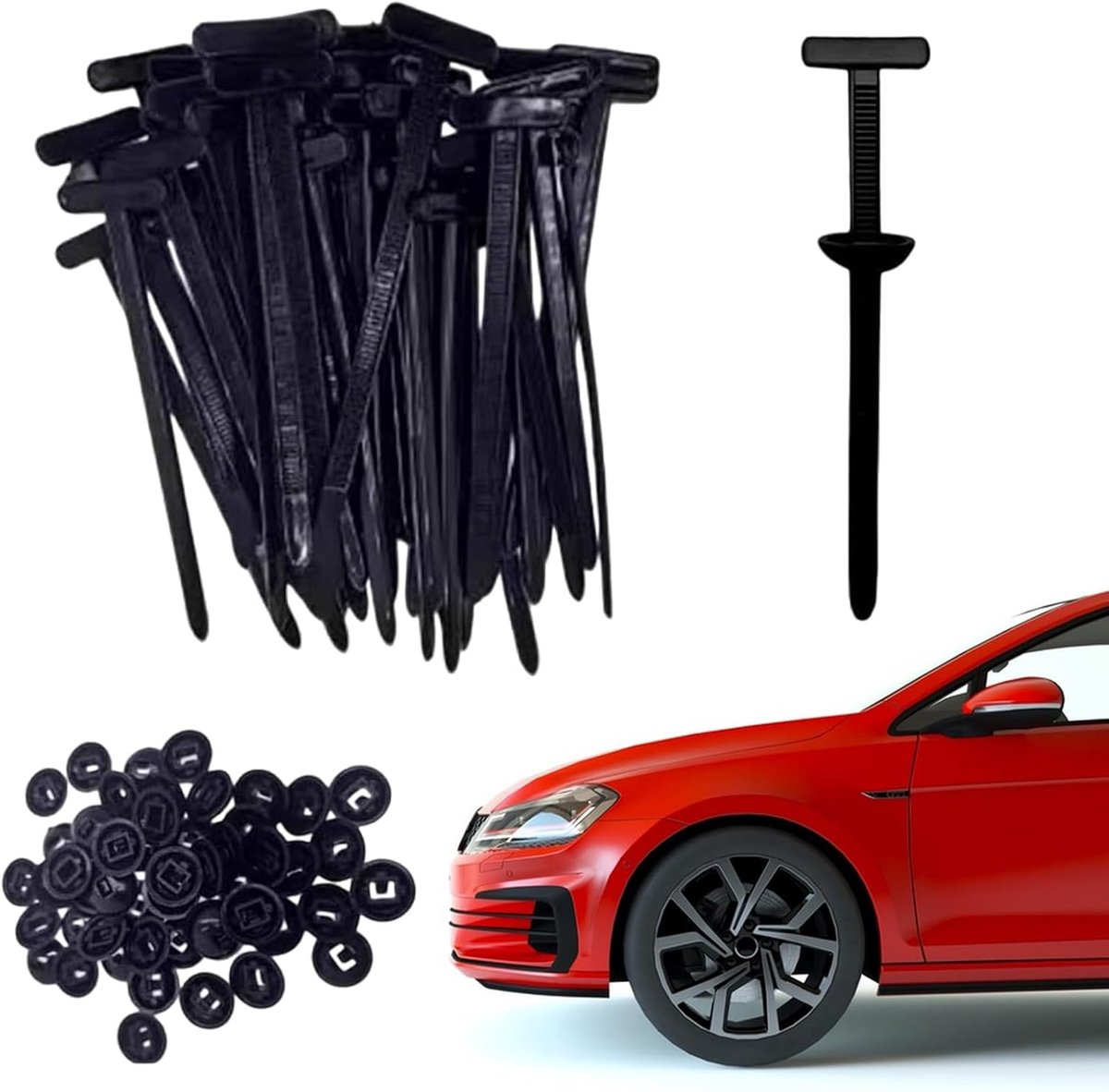 Kabelbinders 100 stuks - nylon - universeel - multifunctioneel - ShopVlot