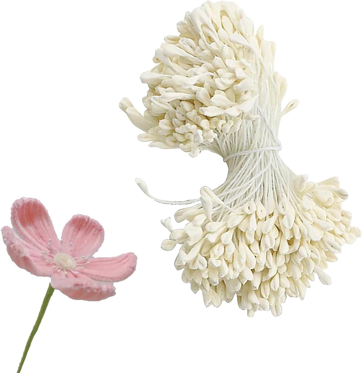Pijpjes schoonmakers bloemen set 350 stuks - 3 mm bloemkoppen - flexibele en stabiele uitvoering - ShopVlot