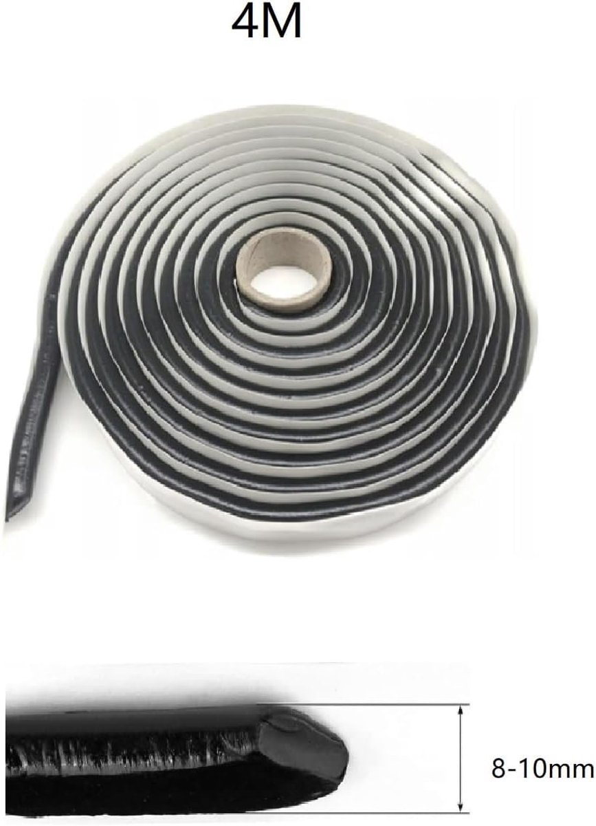 Butylrond 4 m Black Butylrond Cord Butyl Tape Butyl Tape for Automotive Shipbuilding Greenhouse Construction - ShopVlot