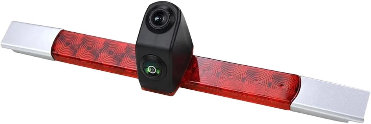 HD IP68 1280Pixels Car Brake Light Dual Rear View Camera Parking Aid with Angle Adjustable Replacement for FIAT Ducato - ShopVlot