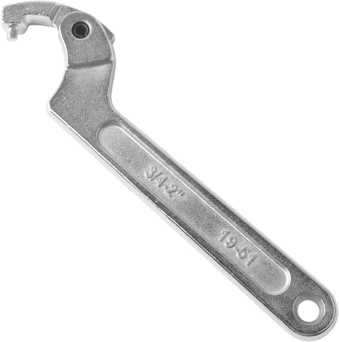 1 Stuk 160 mm C Verstelbare Haaksleutel 19-51 mm Cirkelvormige Kop - ShopVlot