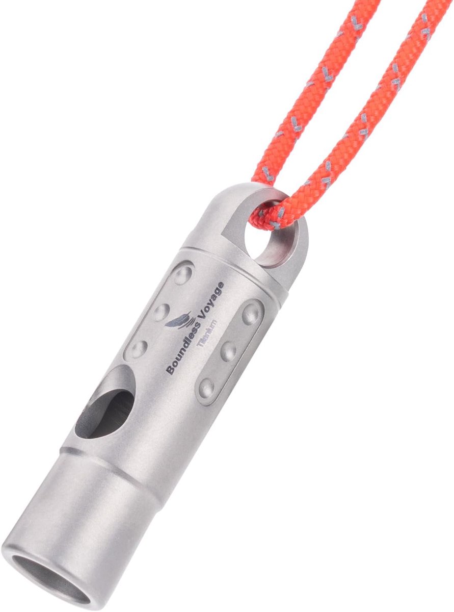 Veiligheidsfluitje - Superhard - Titanium - Ideaal voor outdoor en training - ShopVlot