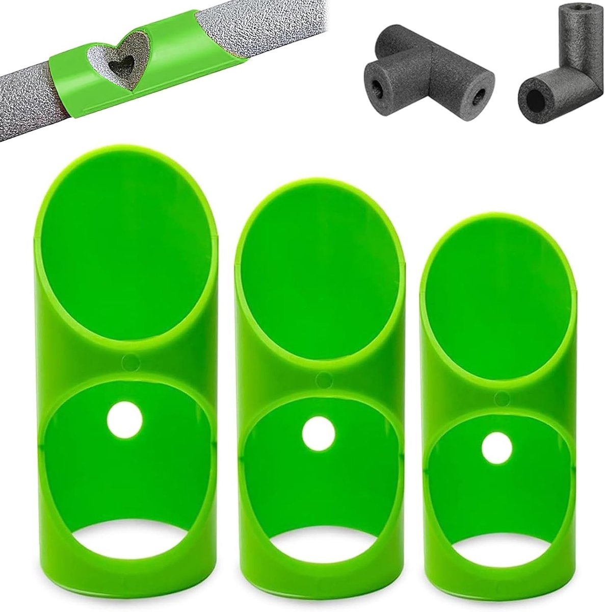 Buissnijders set 3 stuks - voor buizen Ø 41-46-53 mm - ABS kunststof - schone 360° snedes - ShopVlot