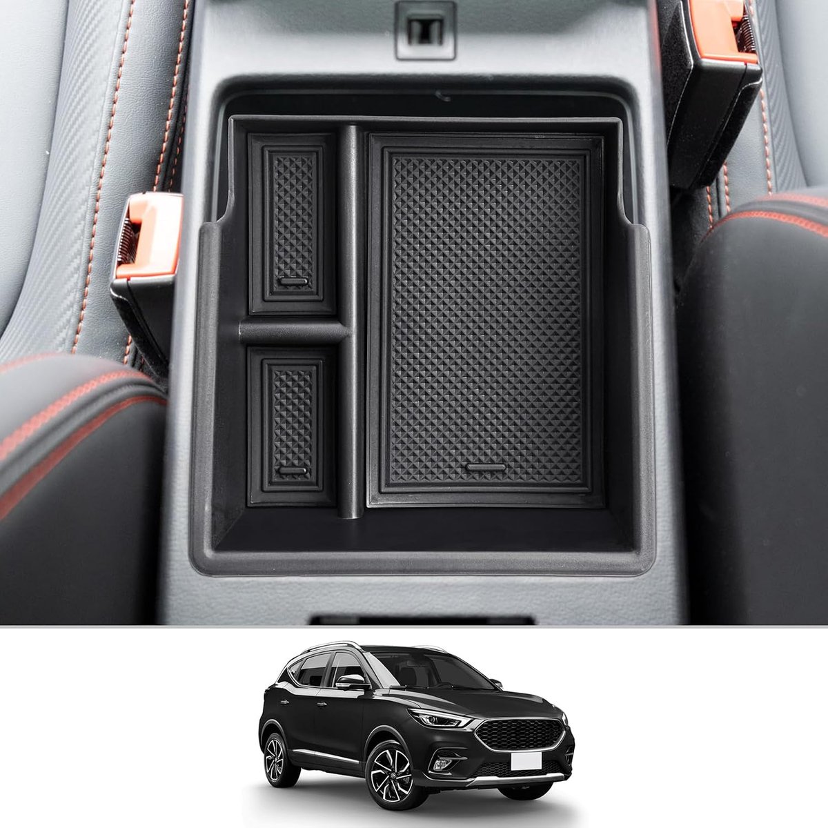 Opbergdoos center console - Organizer voor MG ZS Facelift 2022-2024 - Ruimtebesparend - Houd je auto netjes - ShopVlot
