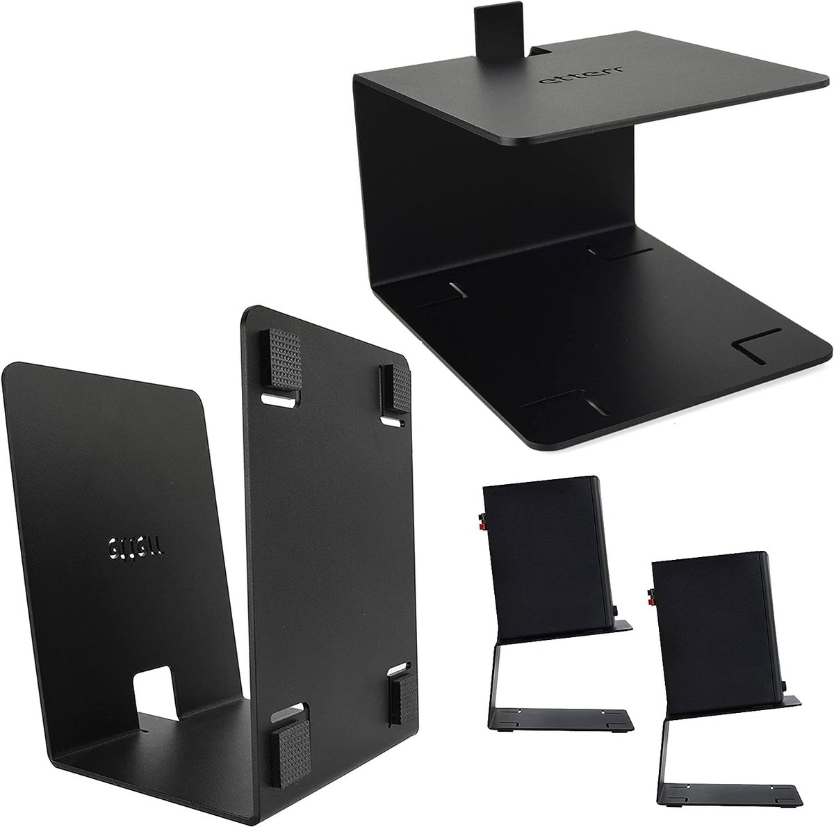 Monitor Speaker Stand - Hoogwaardige carbon staal - Modern design - Voor optimale geluidsweergave - ShopVlot