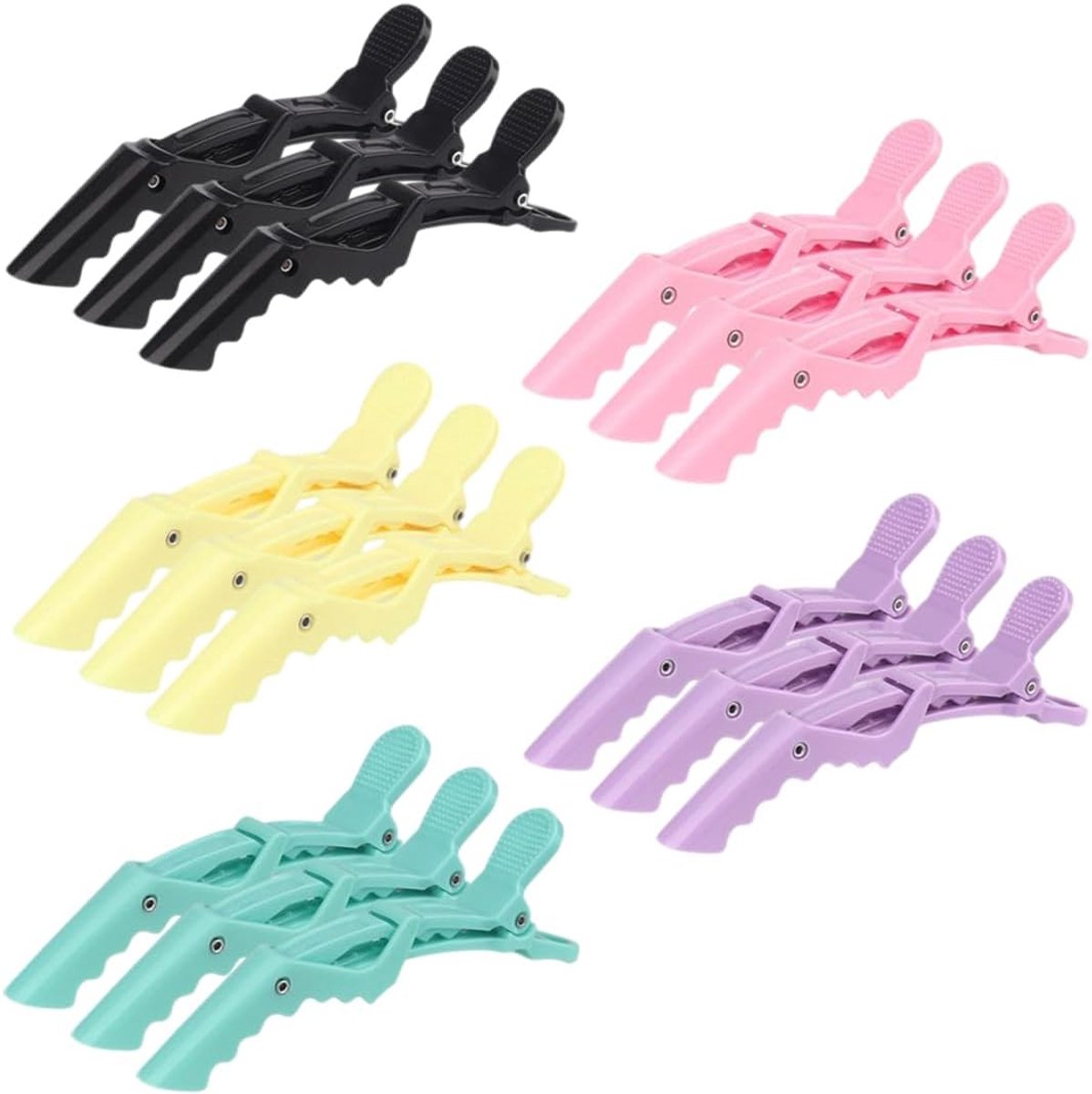 Haarclips 15 Stuks - Multi-Kleur - Sterke Grip - Perfect voor Styling - ShopVlot