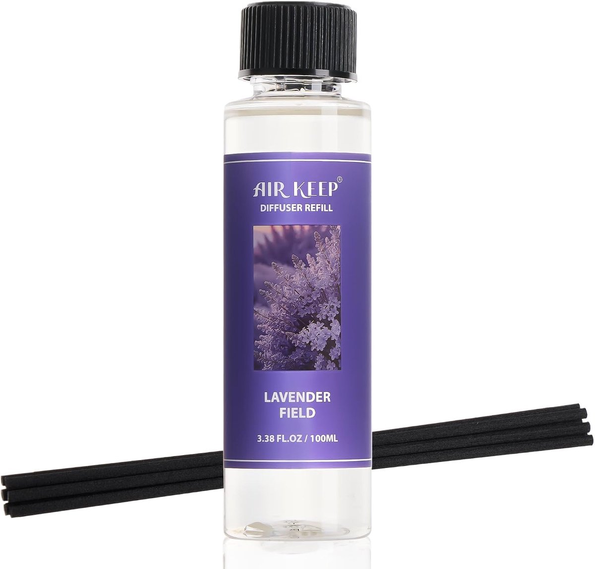 Aroma Diffuser Refill 100 ml - Lavendel Geur - Langdurige Geur tot 90 Dagen - Direct Gebruik - ShopVlot