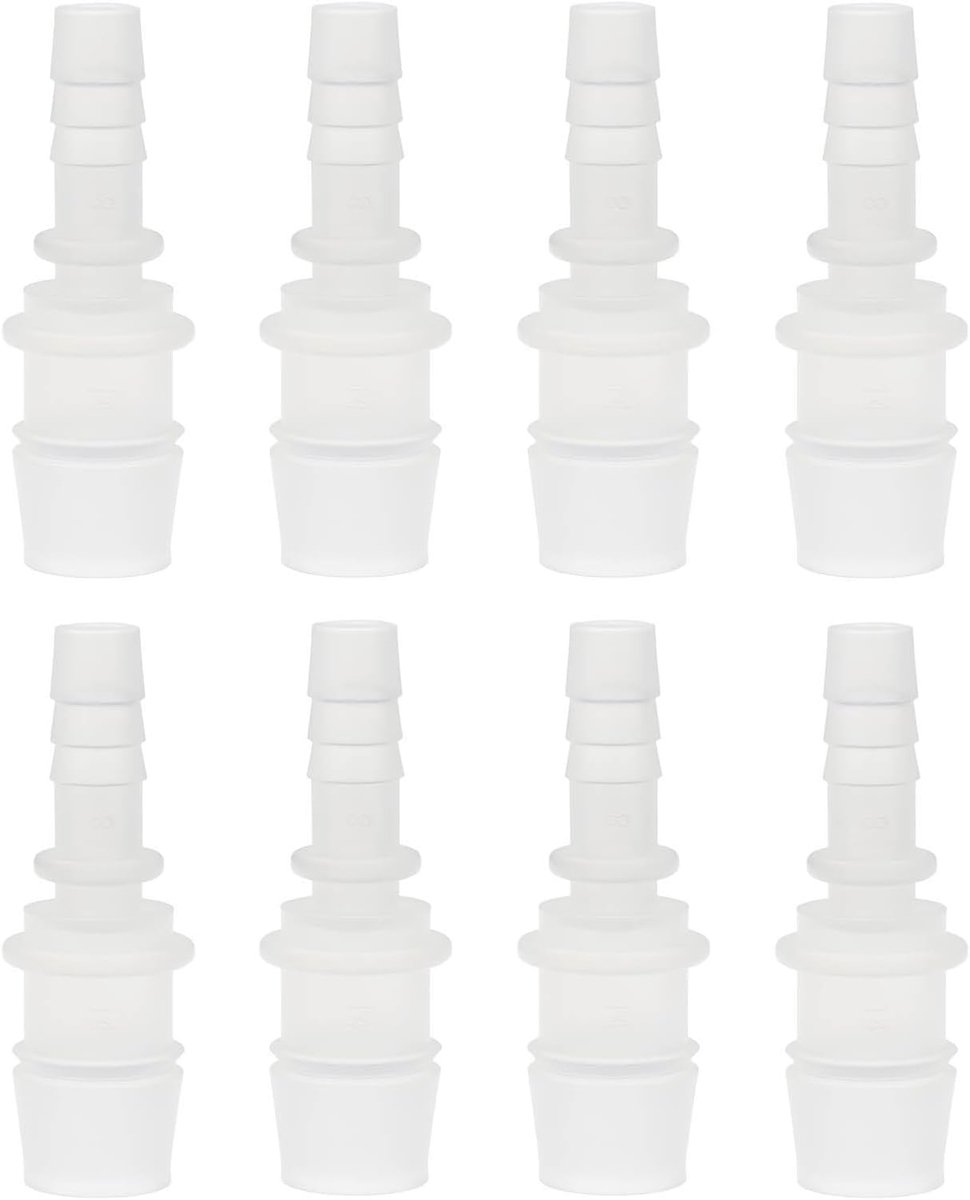 Hose Pipe Connector 8mm naar 14mm - Plastic Reducer - Lekvrije verbinding - Voor tuinbewatering - ShopVlot