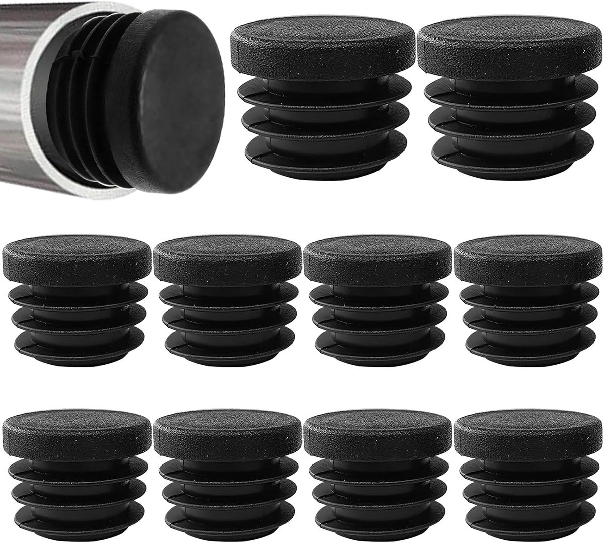 Lamellenstoppen 22 mm - rond - duurzaam materiaal - betrouwbare oplossing - ShopVlot