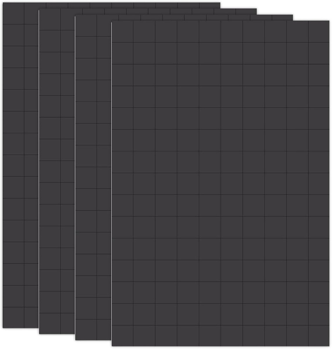 Kleine magneten 10 x 10 mm - Zelfklevend - Flexibel - Ideaal voor knutselen en organisatie - ShopVlot
