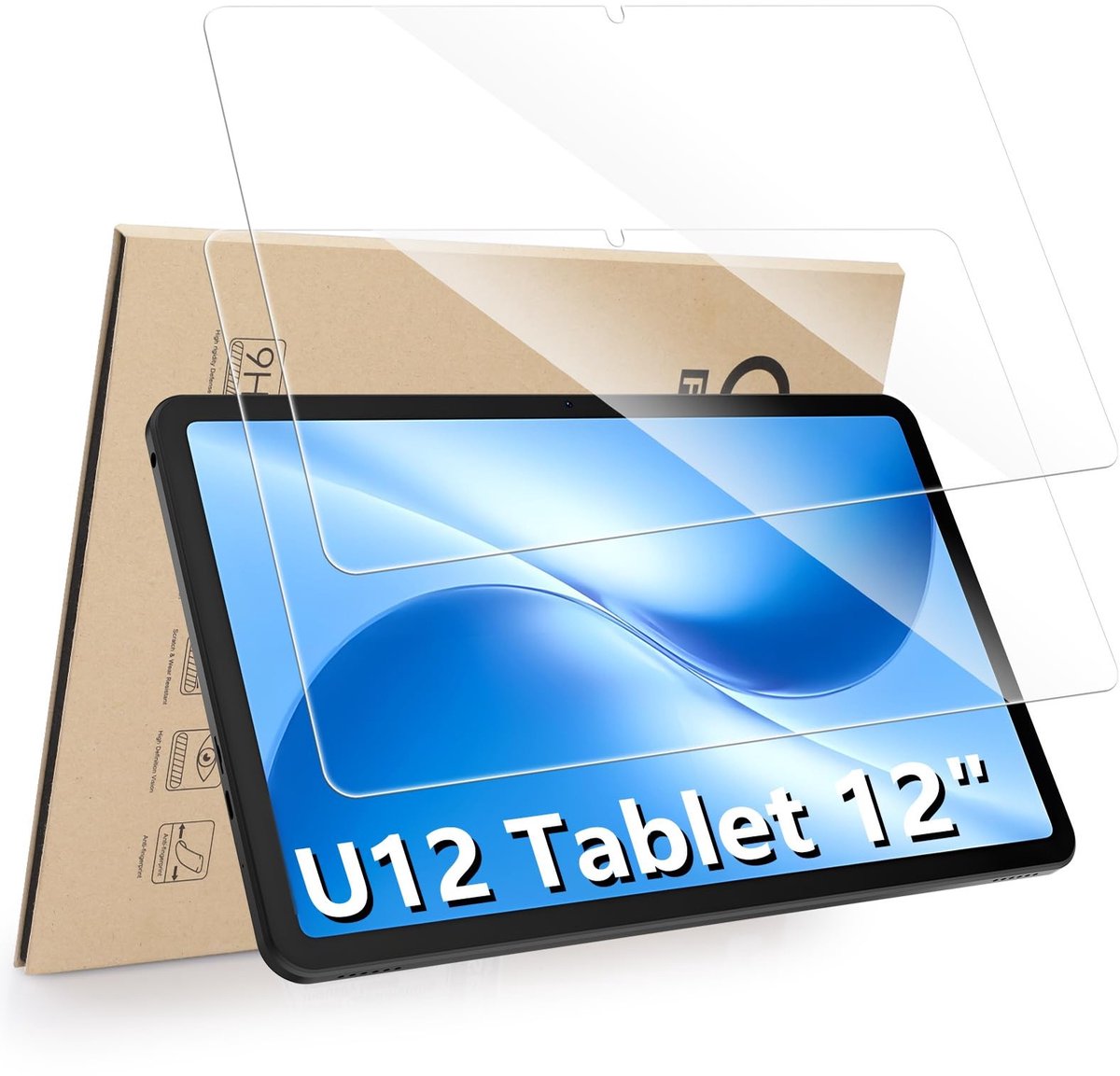 Solidchoice - 2 Stuks Screen Protector voor 12 Inch Tablet