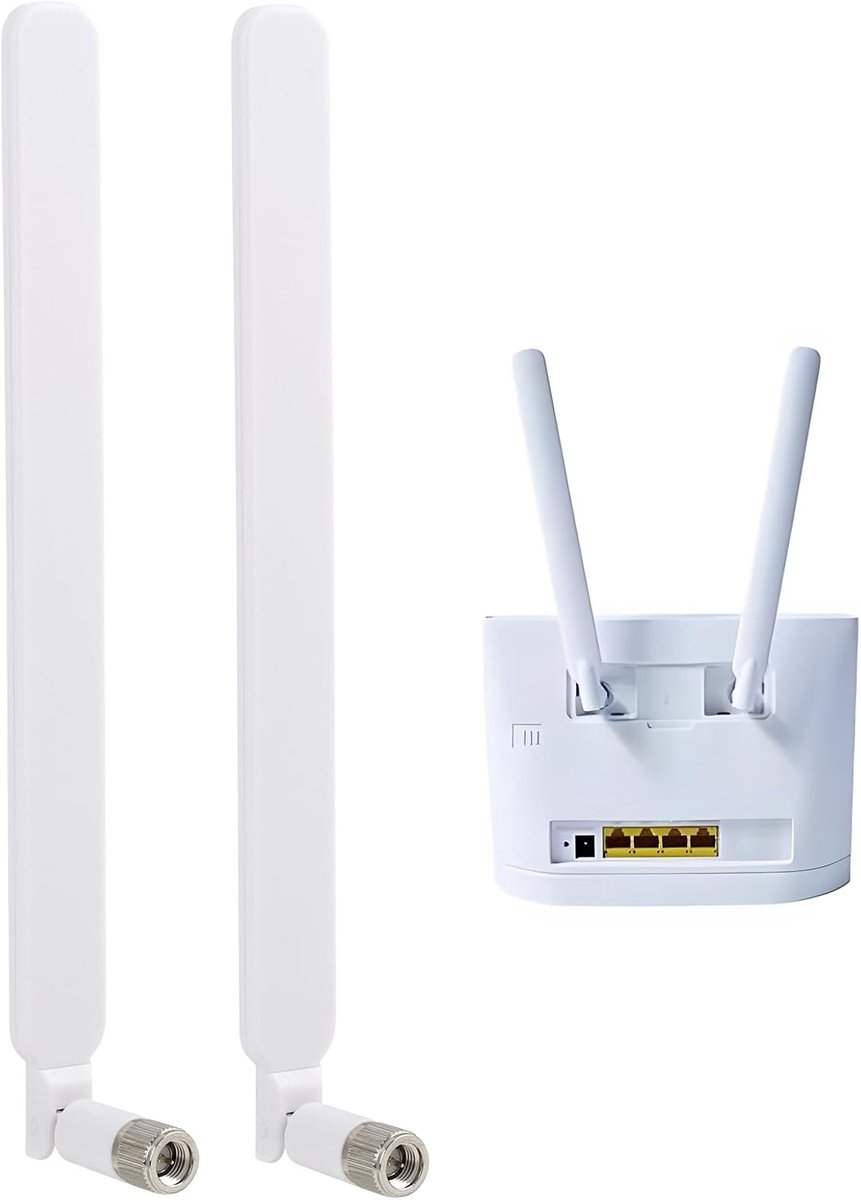 Mobiele antenne 4G 10dBi - Compact omnidirectioneel - Verbeterde signaalsterkte - Ideaal voor stabiele verbinding - ShopVlot