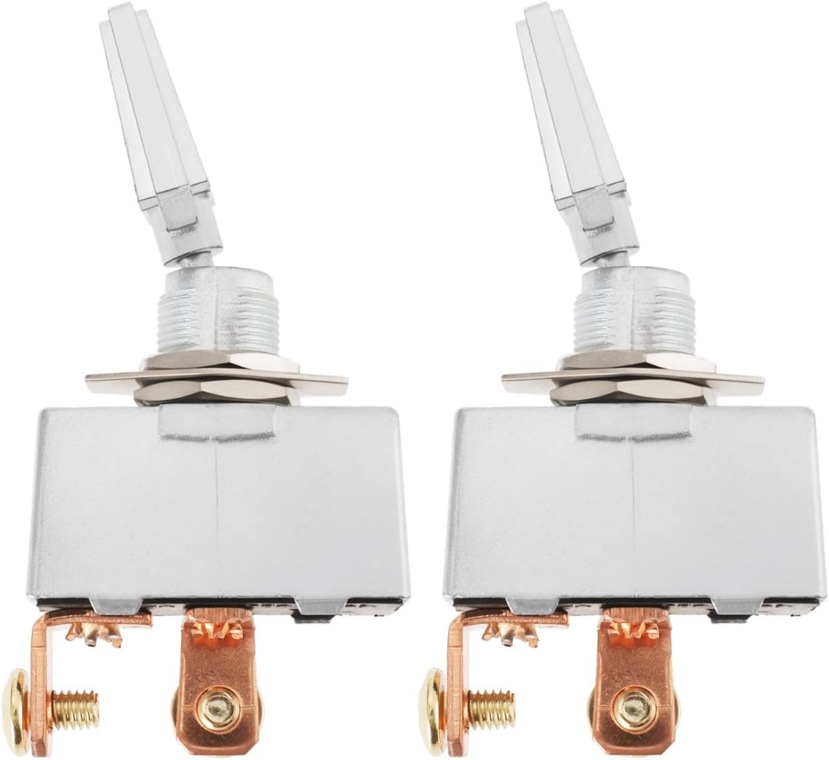Rocker switch 2 pin 50A - 12VDC heavy duty - voor auto en boot - eenvoudig te installeren - ShopVlot