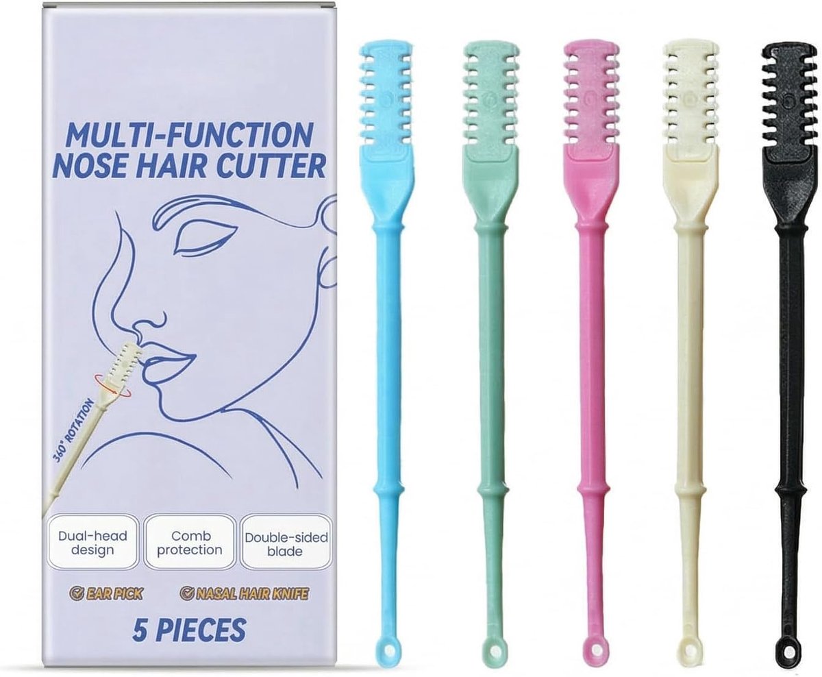 Neushaartrimmer handmatig - 360 graden compact - voor mannen en vrouwen - altijd een verzorgde uitstraling - ShopVlot