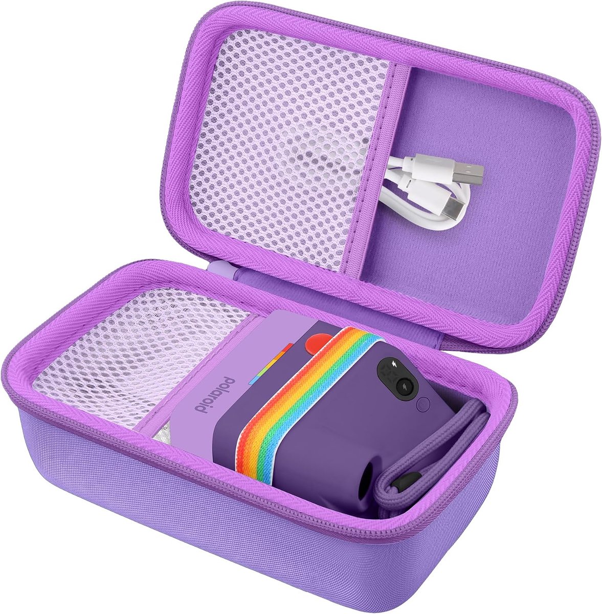 Camera hoes voor Polaroid Go Gen 2/3 - harde case - met draaghandvat - veilig en praktisch - ShopVlot