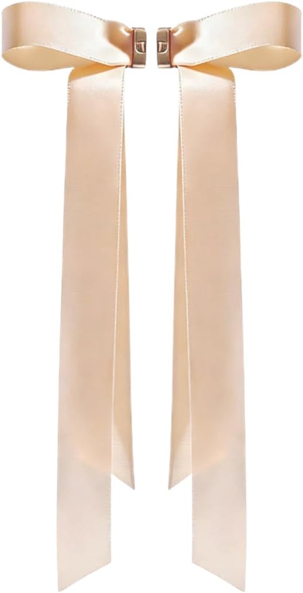 Haarspeld met strik - chiffon - lange band - moeiteloos stylen - ShopVlot