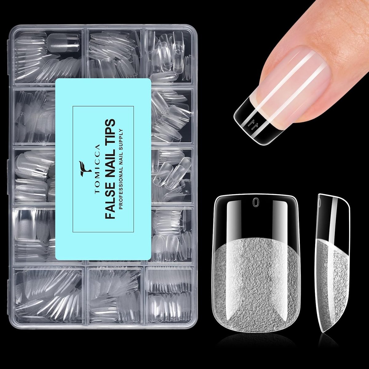 Nail Tips voor Gel Nagels 28 Stuks - Ballerina Gel Tips - Zonder Afdrukken - Langdurige Resultaten tot 21 Dagen - ShopVlot