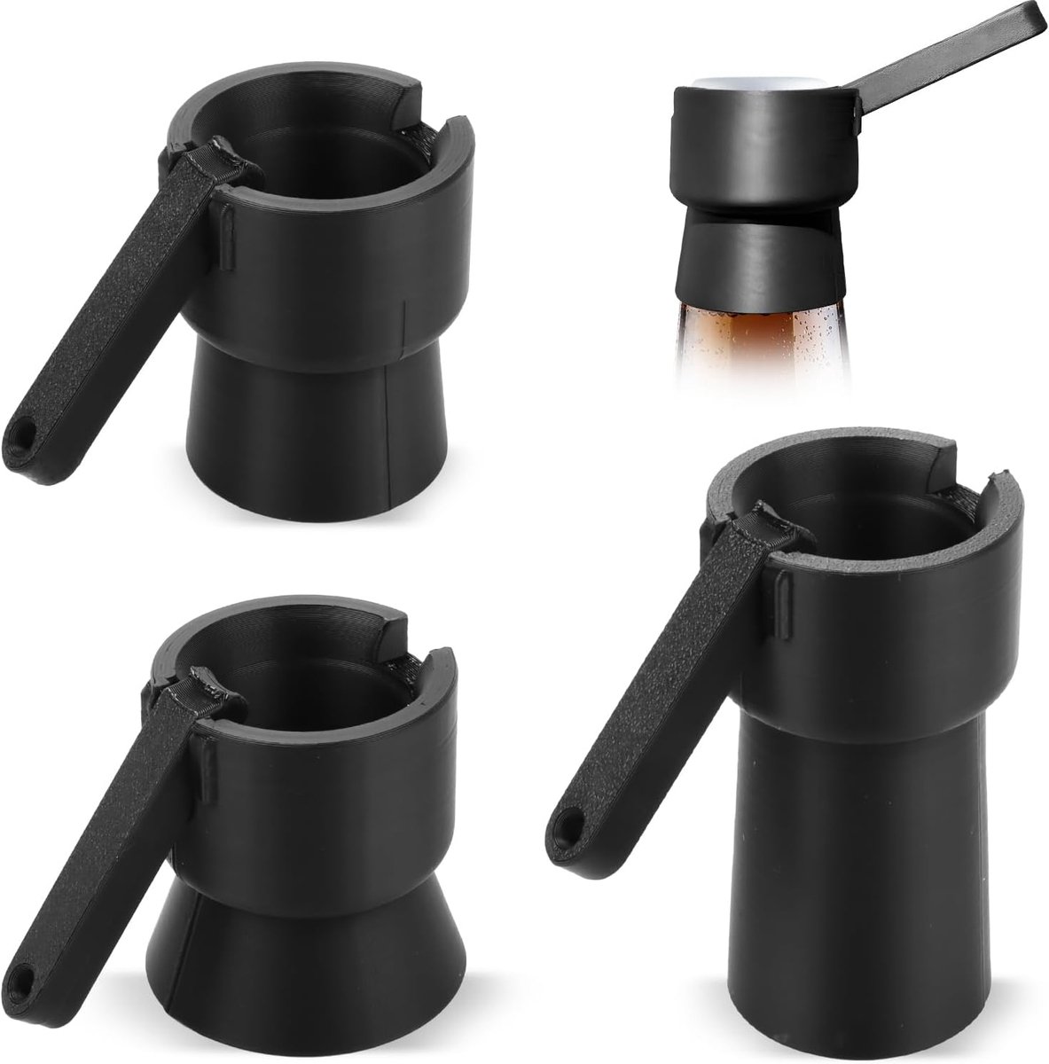3 stuks flesopener flesopener bieropener draagbare multifunctionele bieropener met grappige manier flessen te openen - ShopVlot