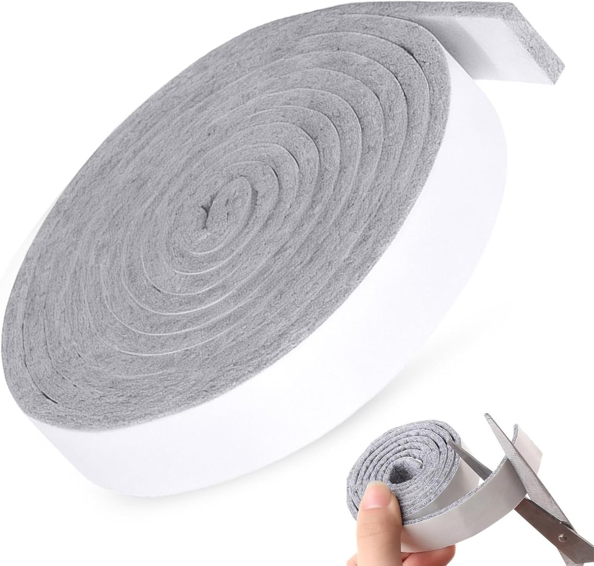 Felt Tape Self Adhesive 10 m x 3 cm x 0.5 cm Felt Slider Roll Can Be Cut to Size Adhesive Felt Strips Self-Adhesive - ShopVlot