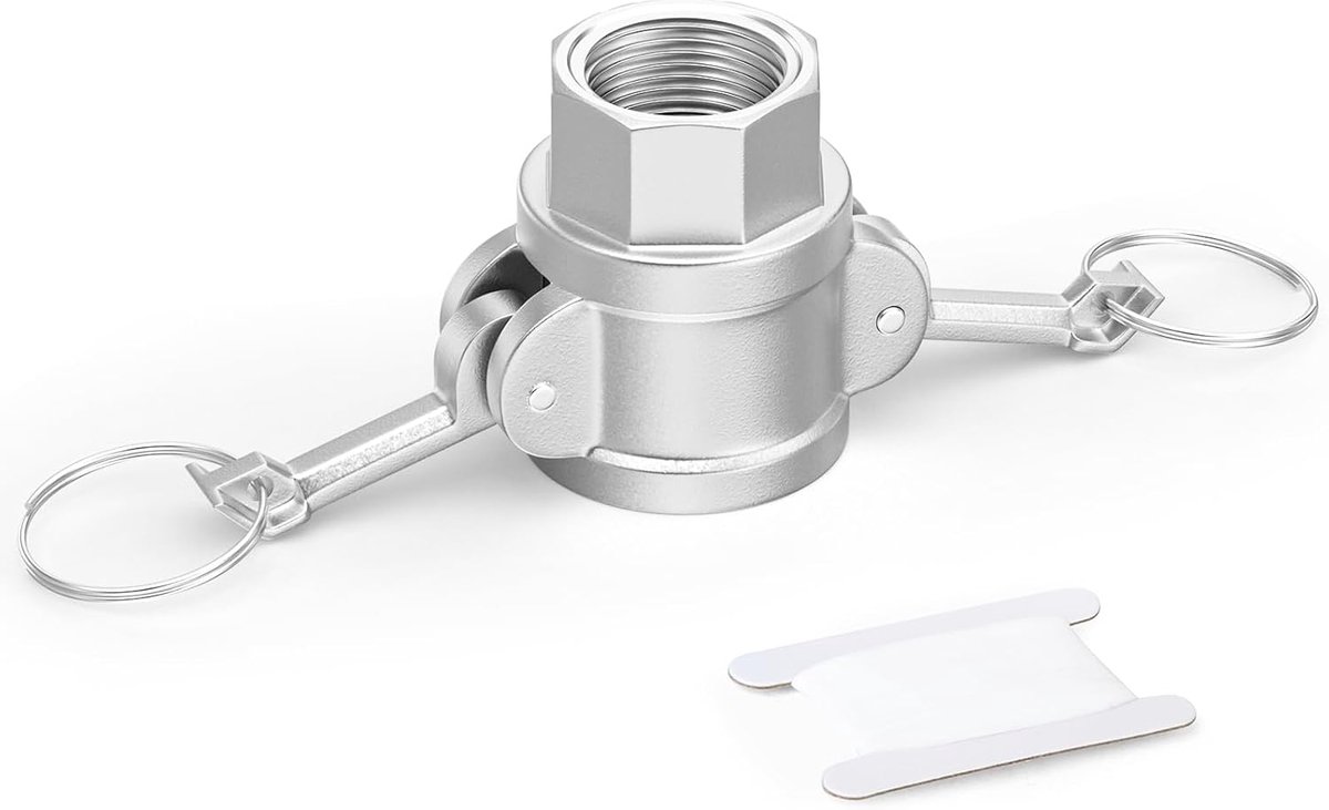 1pcs Type D Camlock Fittings, 1/2" BSP 304 Stainless Steel Cam and Groove Hose Fitting for Water Fuel Air - ShopVlot