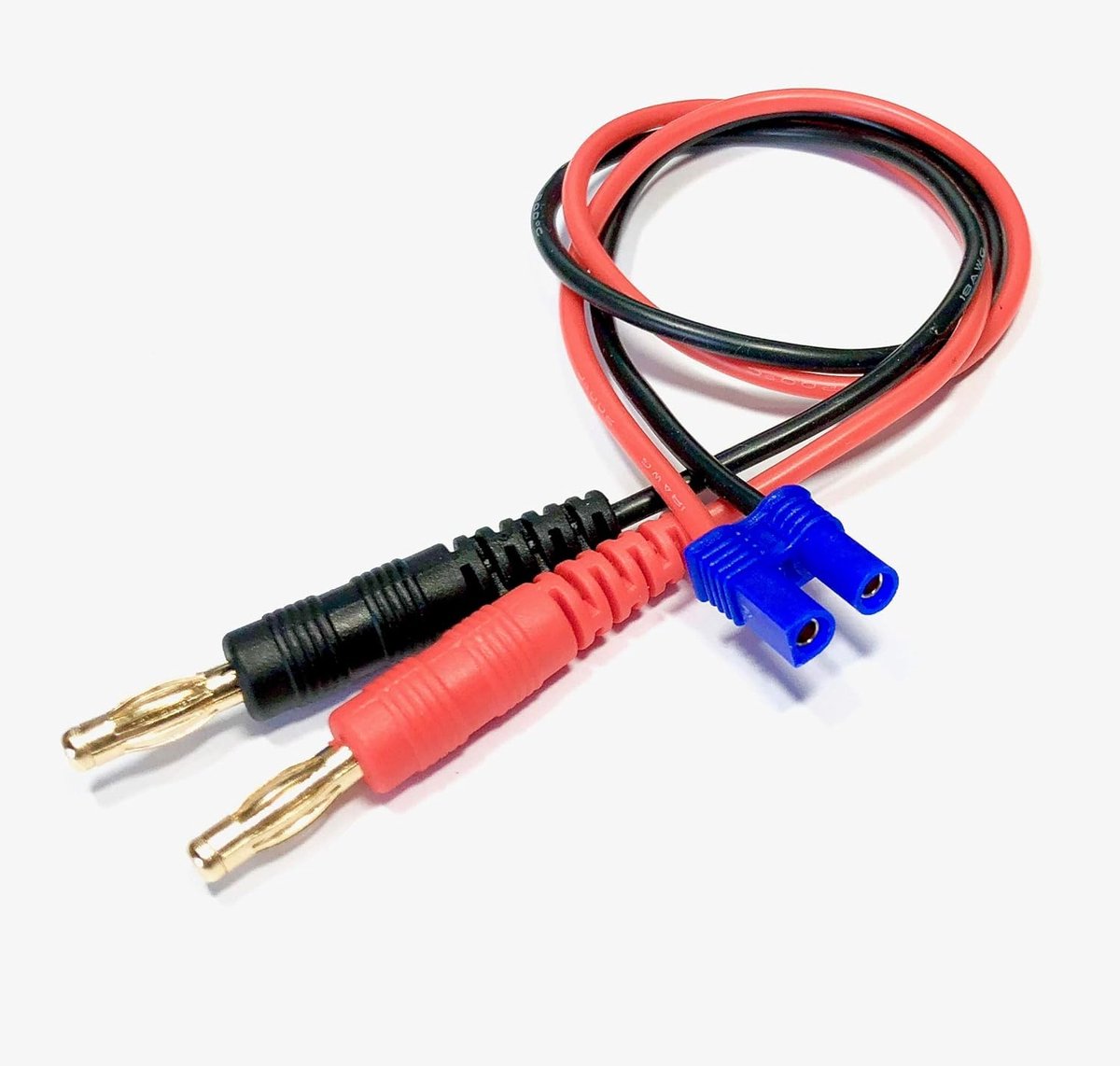 Premium Lipo Battery Charging Cable 4 mm Banana Plug on EC2 Female Socket from Mr. Stecker Modellbau® - ShopVlot