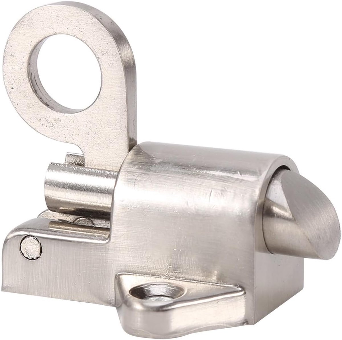 Aluminiumlegering, automatische vergrendeling, veerbounce deurgrendel, raam, poort, veiligheid, trekring voor schuur - ShopVlot