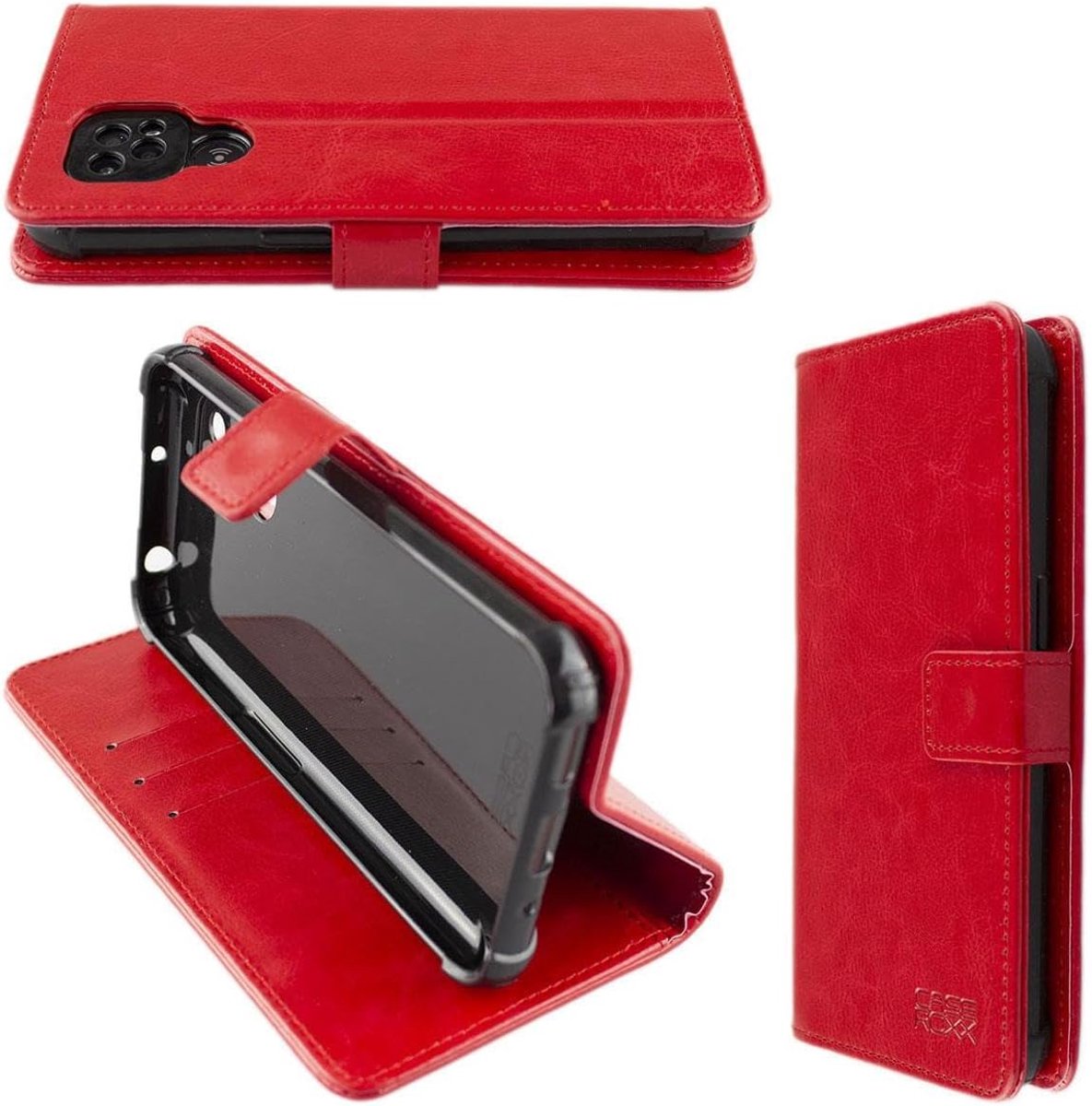 caseroxx Protective case compatible with Doro 8110/8110 Plus / 8100 Wallet Case Red - ShopVlot
