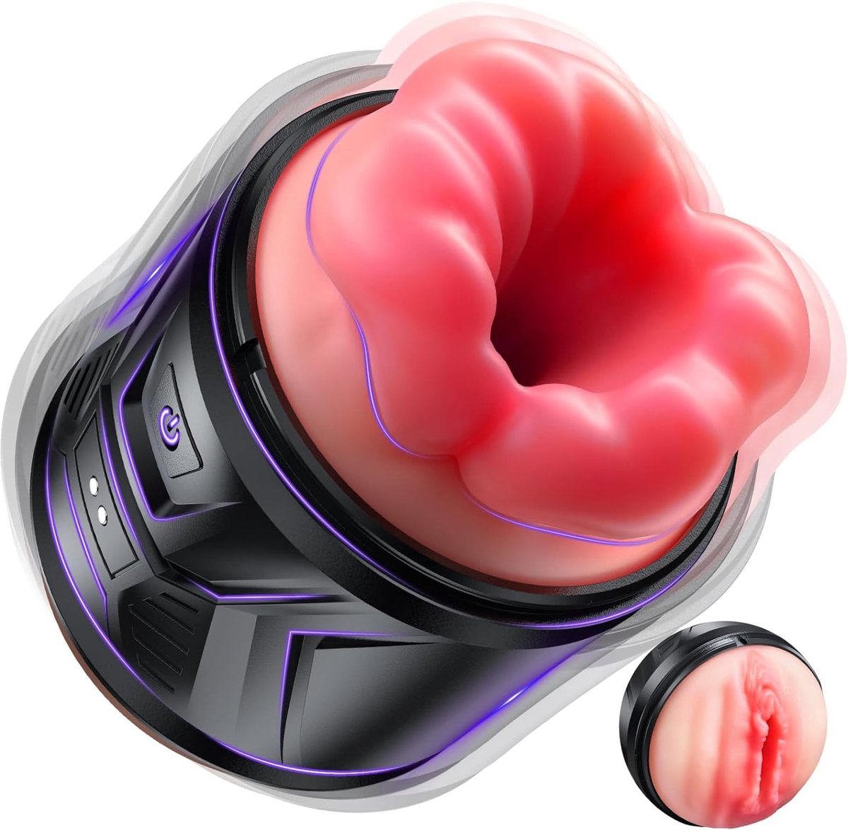 Masturbate for Men Masturbator, Realistic Vagina Simulator Sex Toy for Men Pocket Pussy 10 Vibrations, Vibrator Sets - ShopVlot