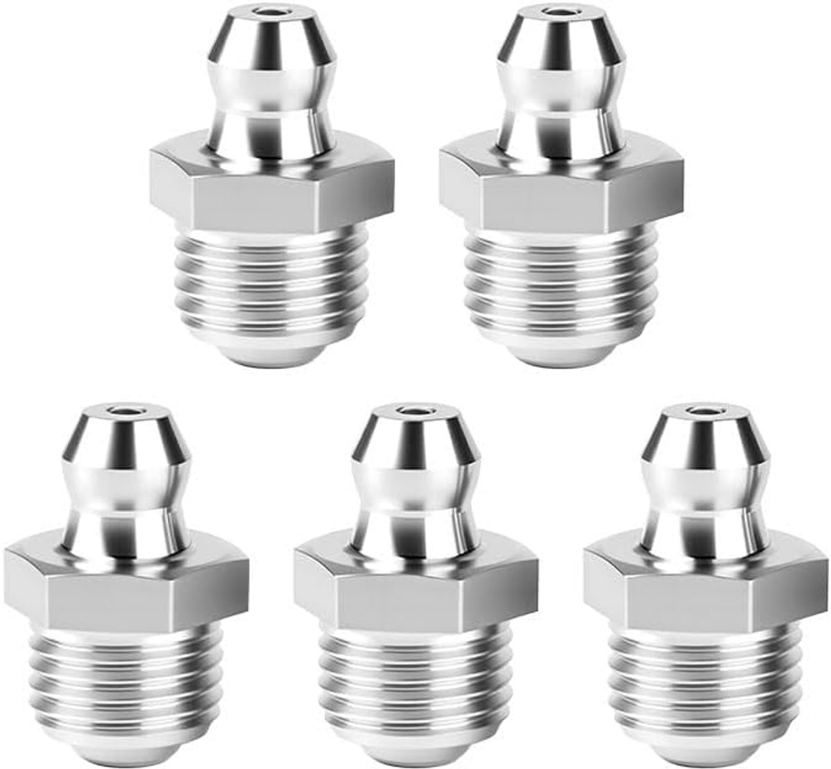 5 stuks Straight Grease Nipples Fitting (M10 x 1 mm) - ShopVlot