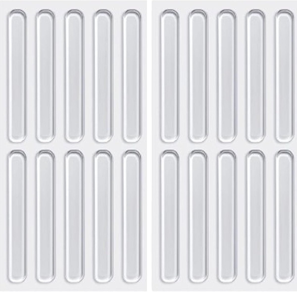 JCKD Pack of 20 Transparent Rubber Protective Buffer Self Adhesive Elastic Buffer Transparent Silicone Protective Pads - ShopVlot
