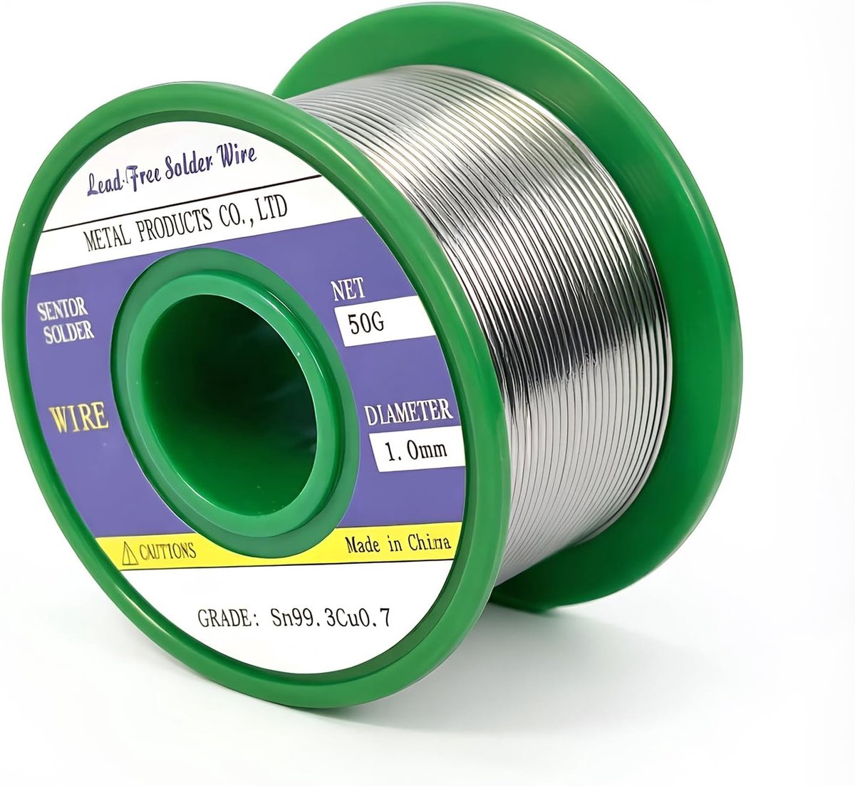 Soldering tin, lead-free soldering wire, 1mm, 50g, soldering tin, Sn99.3%-Cu0.7%, accurate tin, soldering for - ShopVlot