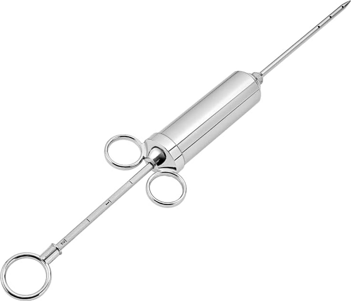 Vleesinjector - RVS - Marinadespuit - Voor sappig vlees - ShopVlot