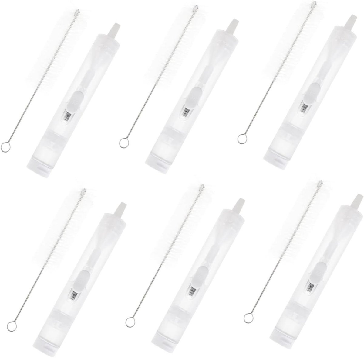 Draagbare Tandenborstelset - Reis Tandenborstel Opbergdoos - Hygiënisch Opbergen - Opvouwbaar Compact Ontwerp - 15 cm - Wit