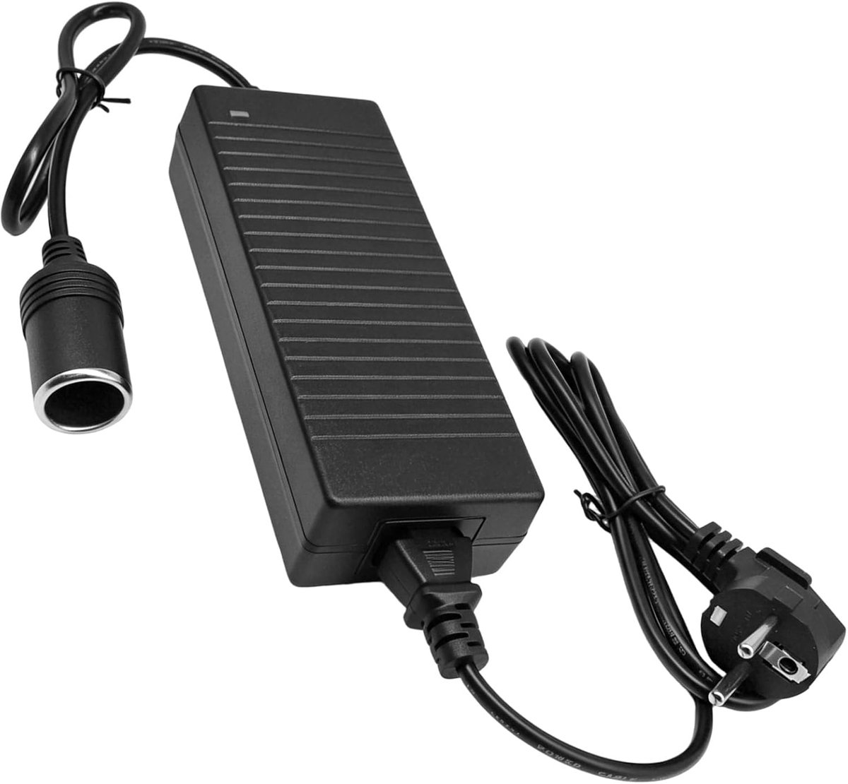 Car Power Adapter, 12 V 10 A, Car Cigarette Lighter Adapter, AC to DC, 120 W, Vacuum Cleaner Power Supply, Portable - ShopVlot