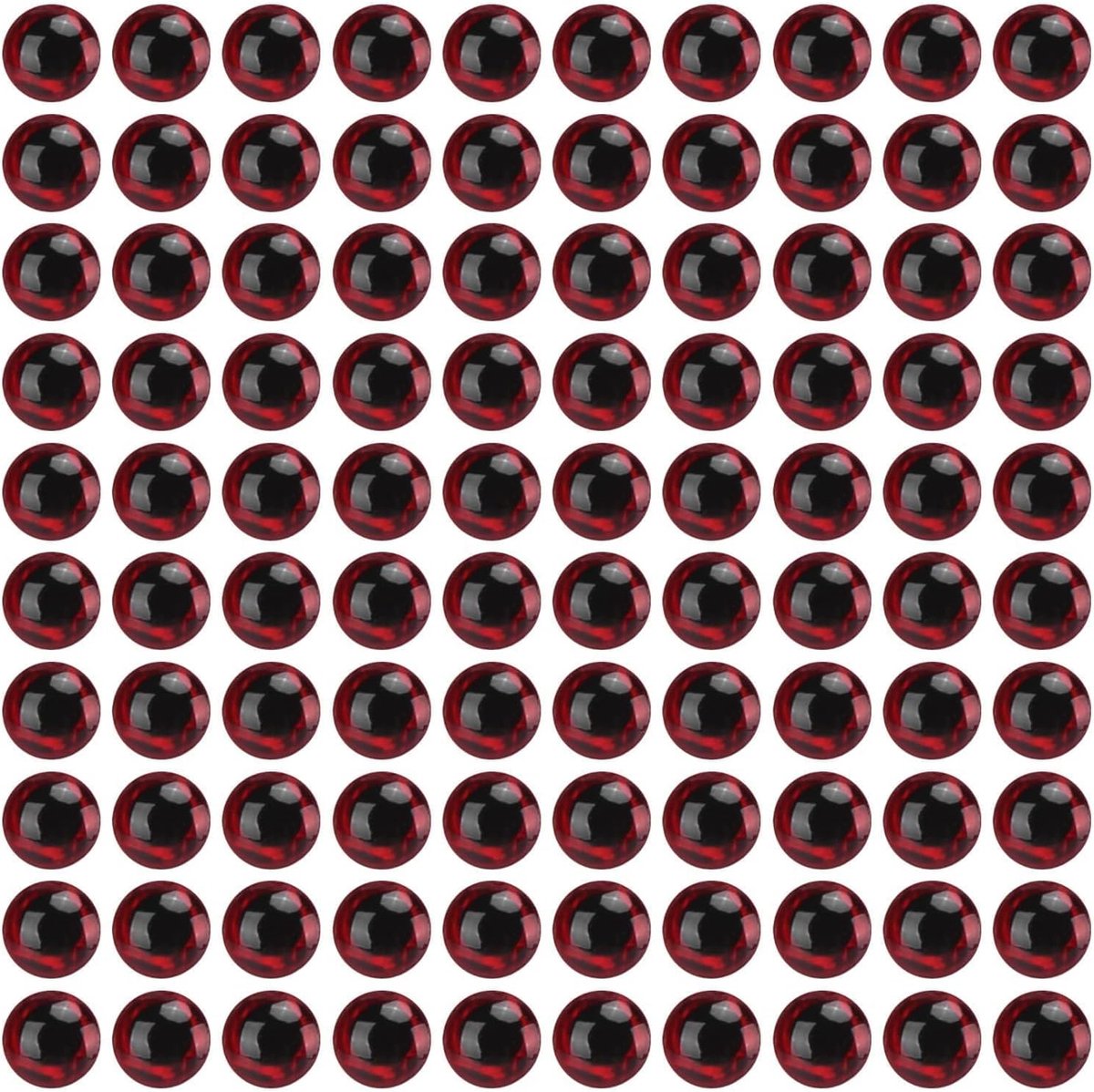 100Pcs 3D Fishing Lure Eyes Realistic Fake Eyes, Fishing Lures Artificial Eyes Fishing Fly Tying Lures For DIY Bait - ShopVlot