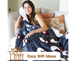 Catalonia Classy Sherpa Blanket, Double-Sided Fleece Blanket, Single Bed, Extra Thick Warm Sofa Blanket, Cozy Sofa - ShopVlot
