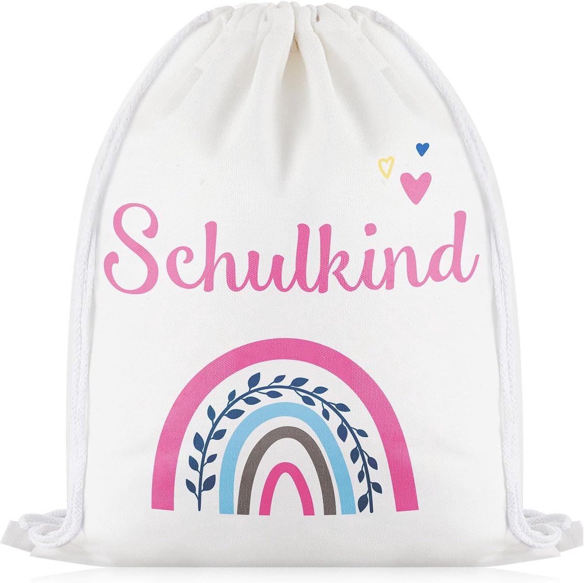 Weewooday 37 x 46 cm Drawstring Backpack,Back to School,School Registration Bag,Canvas Sports Bag for Kids,Student - ShopVlot