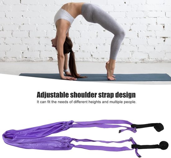 Aerial Yoga Hammock Yoga Training Swing Set Yoga Sling Inversion Tool Aerial Flying Dance Swing Handstand Split Leg - ShopVlot — afbeelding 3
