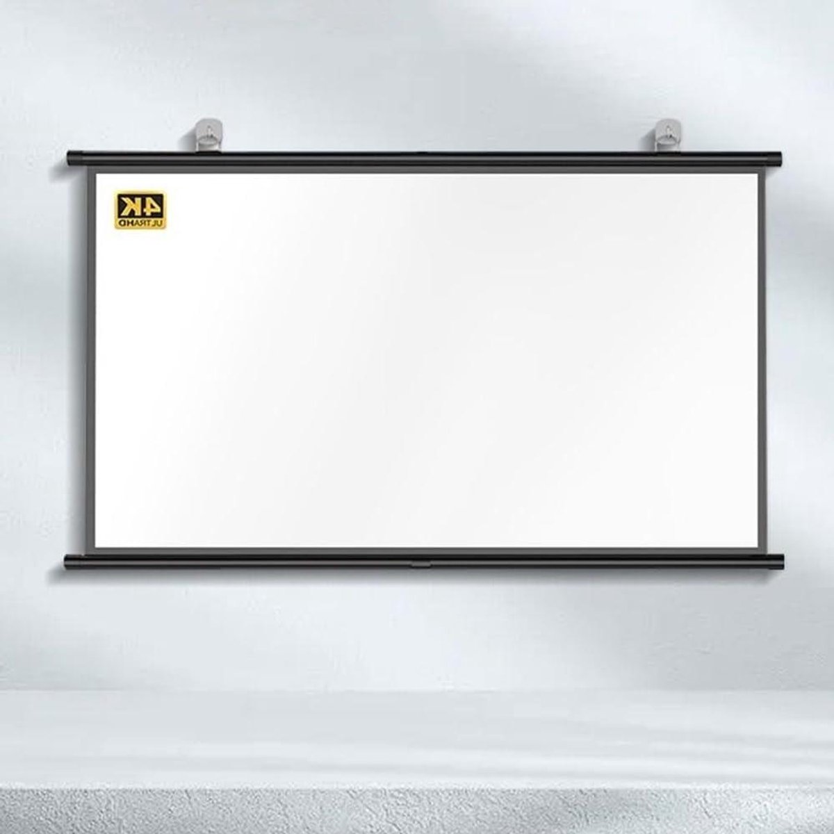 Projectiescherm - Filmscherm Beamerdoek - Thuisbioscoop Creëren - 4K Full HD Ondersteuning - 40 Inch 4:3 - Zwart