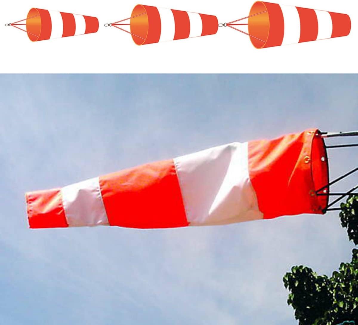 Windsock 100cm - Rip Stop Polyester - Weerbestendig en lichtgewicht - Perfect voor buitengebruik - ShopVlot