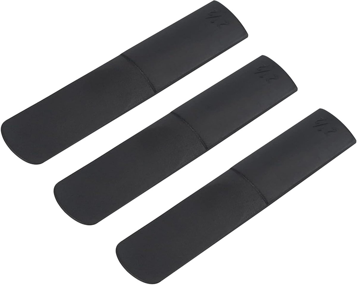 Plastic rieten voor alt-saxofoon - set van 3 - sterke 2.5 - ideaal voor beginners - ShopVlot