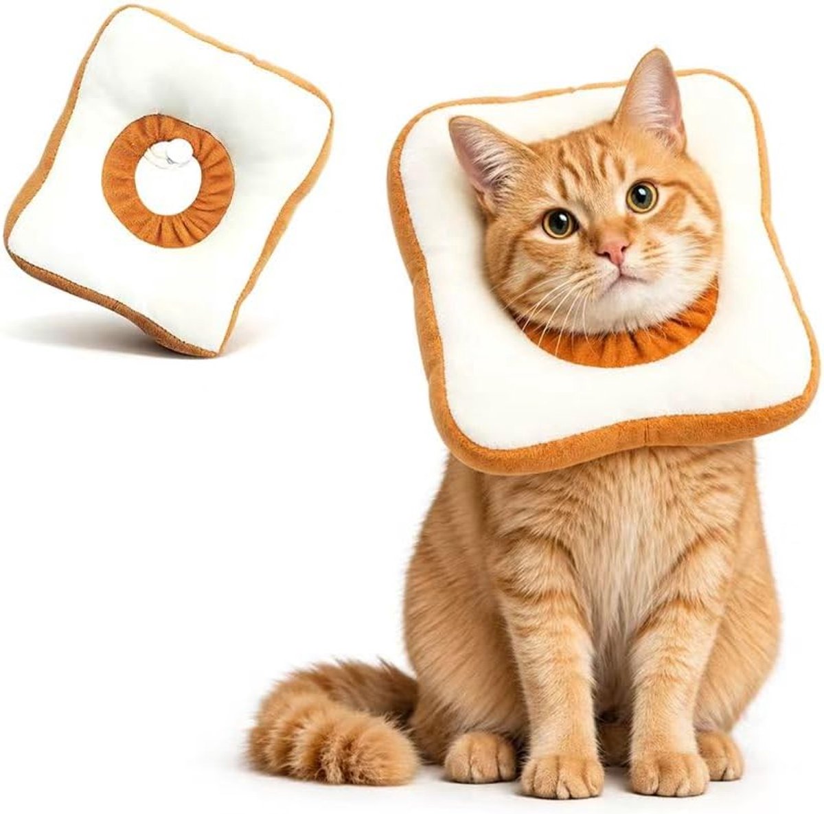 Halsband voor honden en katten - zacht polyester - verstelbaar - herstel na operatie - ShopVlot