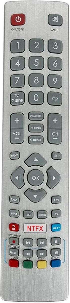 ALLIMITY Replacement Remote Control for Sharp Full HD Smart TV 32BC4E 32BC5E 32BC2E 32BC3E 32BC1EE 32BC0EO 32AC6EE - ShopVlot