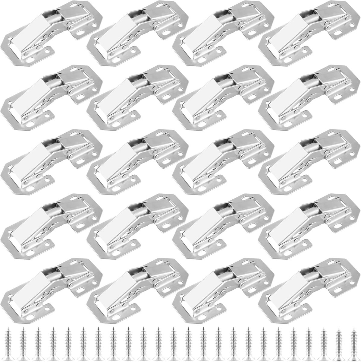 Scharnier 90 graden 77 x 32 mm - stalen kast scharnier - voor keukenkastdeuren - duurzame kwaliteit - ShopVlot