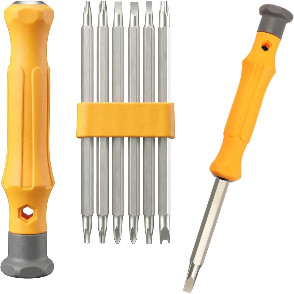 Schroevendraaier 6-in-1 - Voor Dyson haardroger en stofzuigers - Sleuf, kruis, torx - Onderhoud en demontageaccessoires - ShopVlot