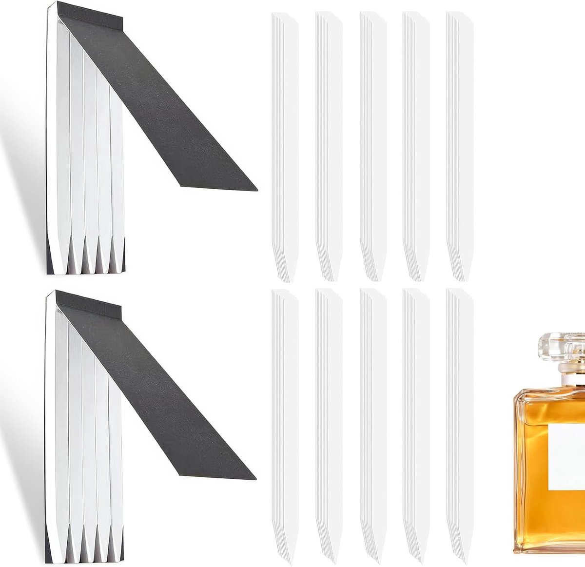 Parfum teststrips 200 stuks - Essentiële olie testpapier - Hoogwaardige kwaliteit - Betrouwbare geur analyse - ShopVlot