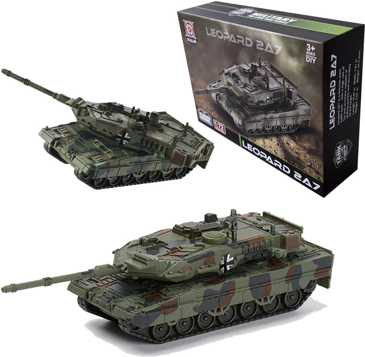 Leopard 2 Tank Building Blocks, German Main Battle Tank Military Building Toys, Military Model Building Blocks - ShopVlot